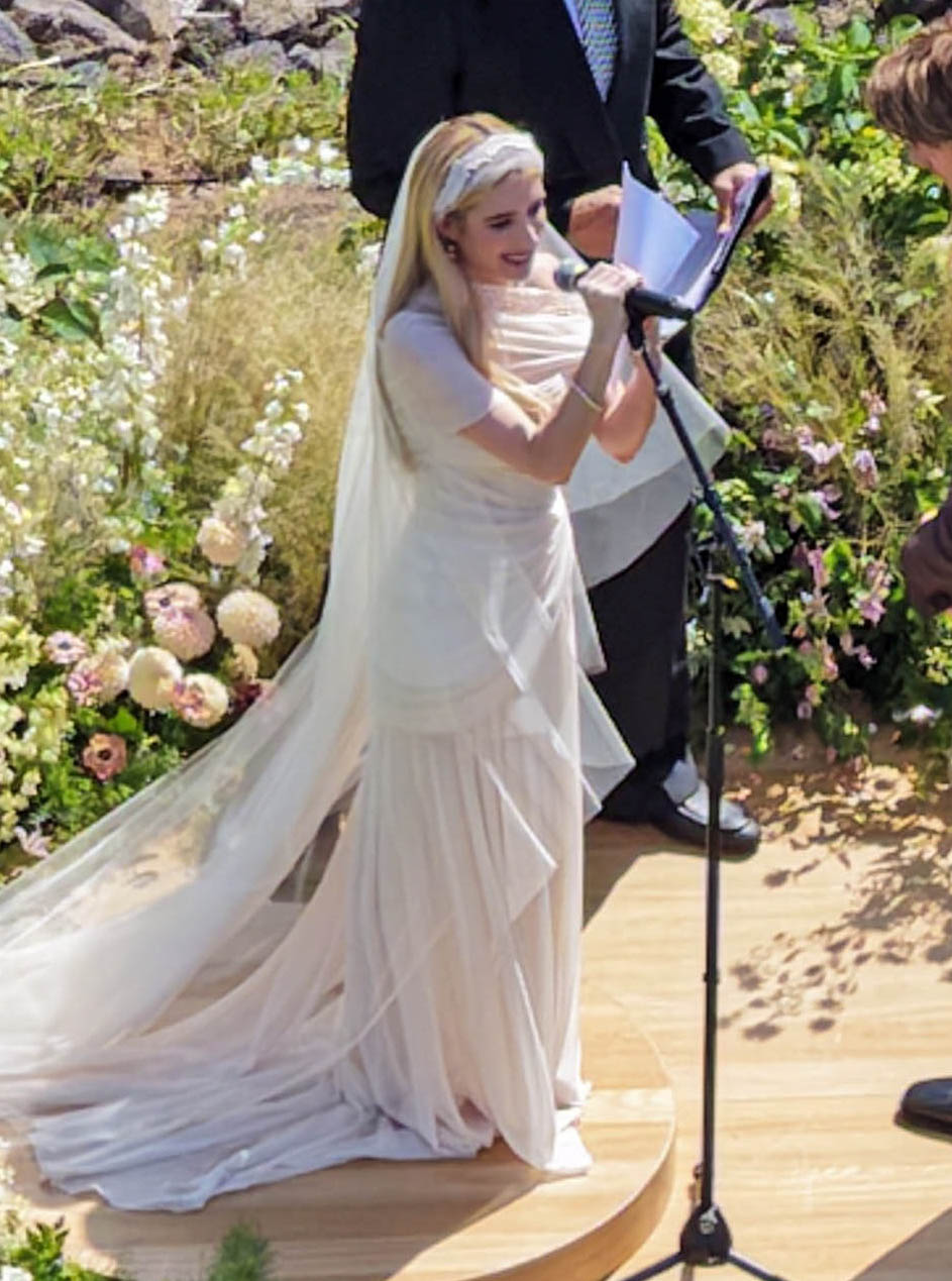 Emma Roberts has ‘no regrets’ about ‘weird’ wedding dress