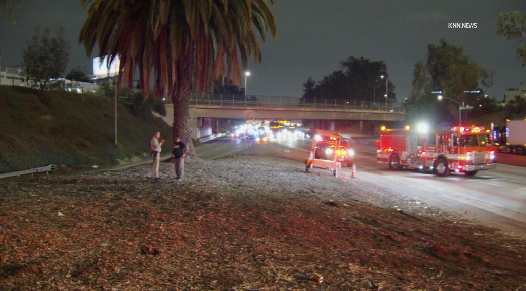 Mangled car wreck kills driver on major California freeway sparking rush hour hell