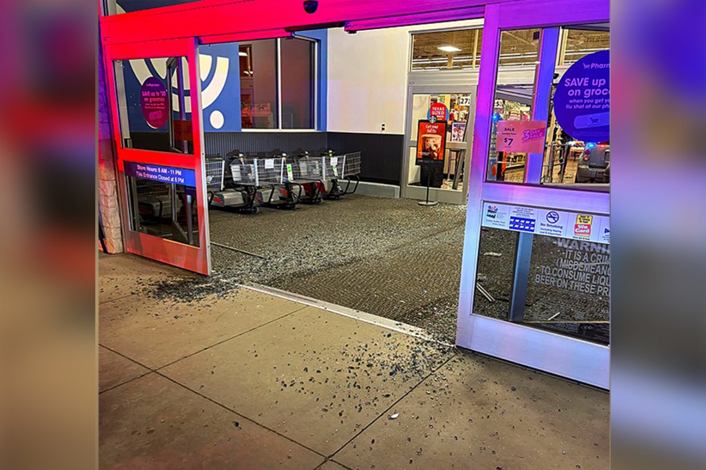 Texas driver arrested after ‘intentionally’ crashing into a closed Kroger to use bathroom: cops