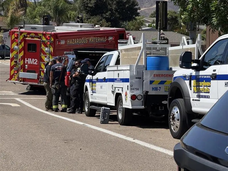 Bomb squad locks down California street after bottles with ‘biohazard’ and ‘top secret’ markings found