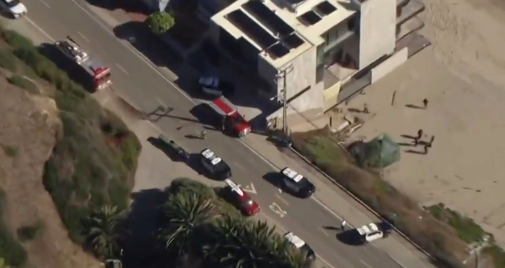 Naked body found off Malibu as hurricane damage forces celebrity enclave to evacuate
