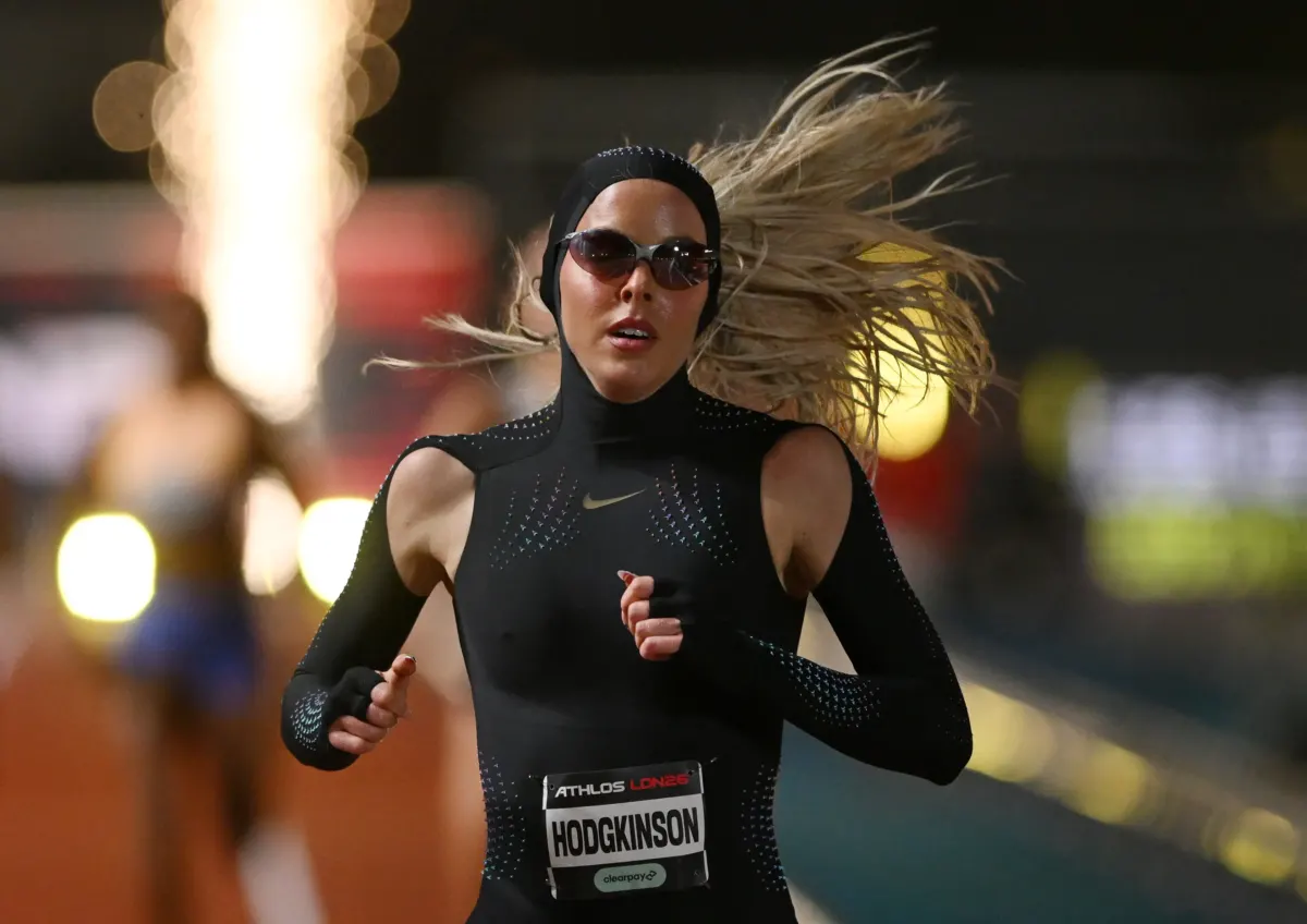 Team GB athlete Keely Hodgkinson banned from wearing black catsuit at Olympics reveals why she wore it
