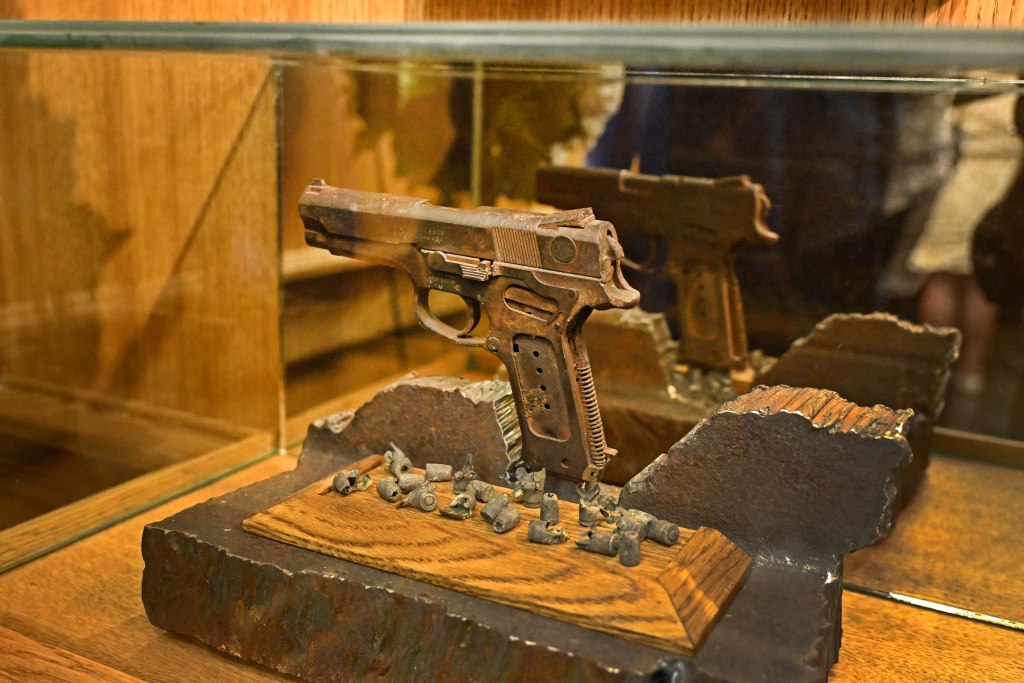 NYPD ESU heroes killed on 9/11 honored with memorial wall rededication featuring cop’s gun recovered from rubble