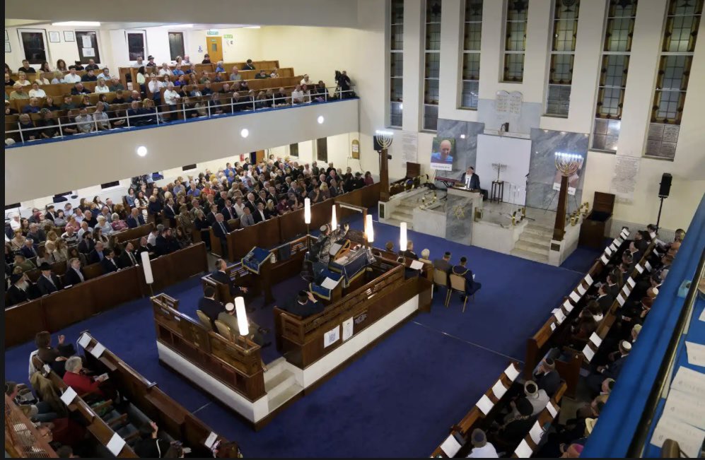 Hundreds memorialize Manchester synagogue attack victims nearly a year after Yom Kippur rampage