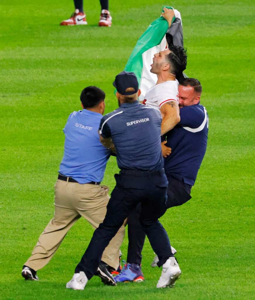 Palestinian flag-waving idiot identified after charging onto field at Yankee Stadium on 9/11 anniversary