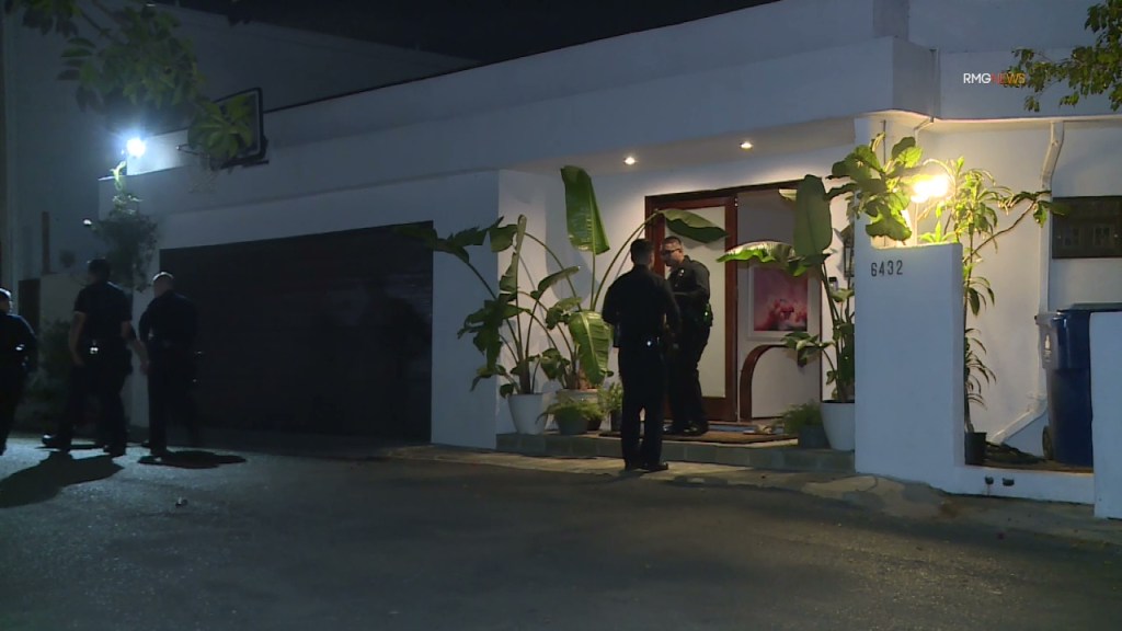 Hollywood star Monet Mazur confronts three masked burglars at Hollywood Hills mansion