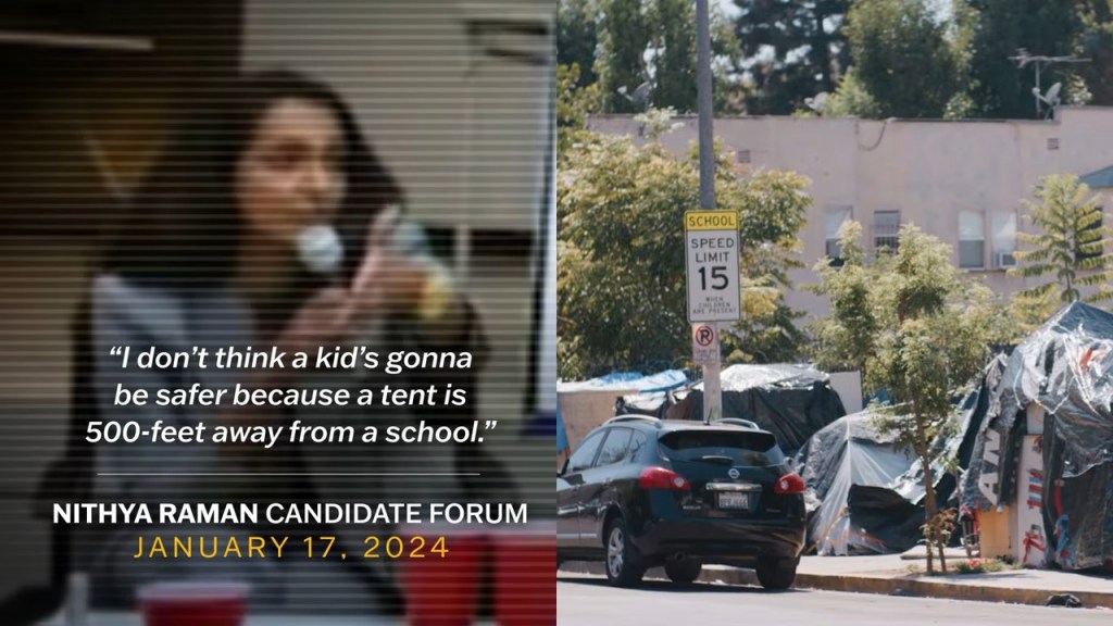 Dramatic new ad blasts Nithya Raman’s stance on homeless encampments: ‘Walking to school shouldn’t be scary’