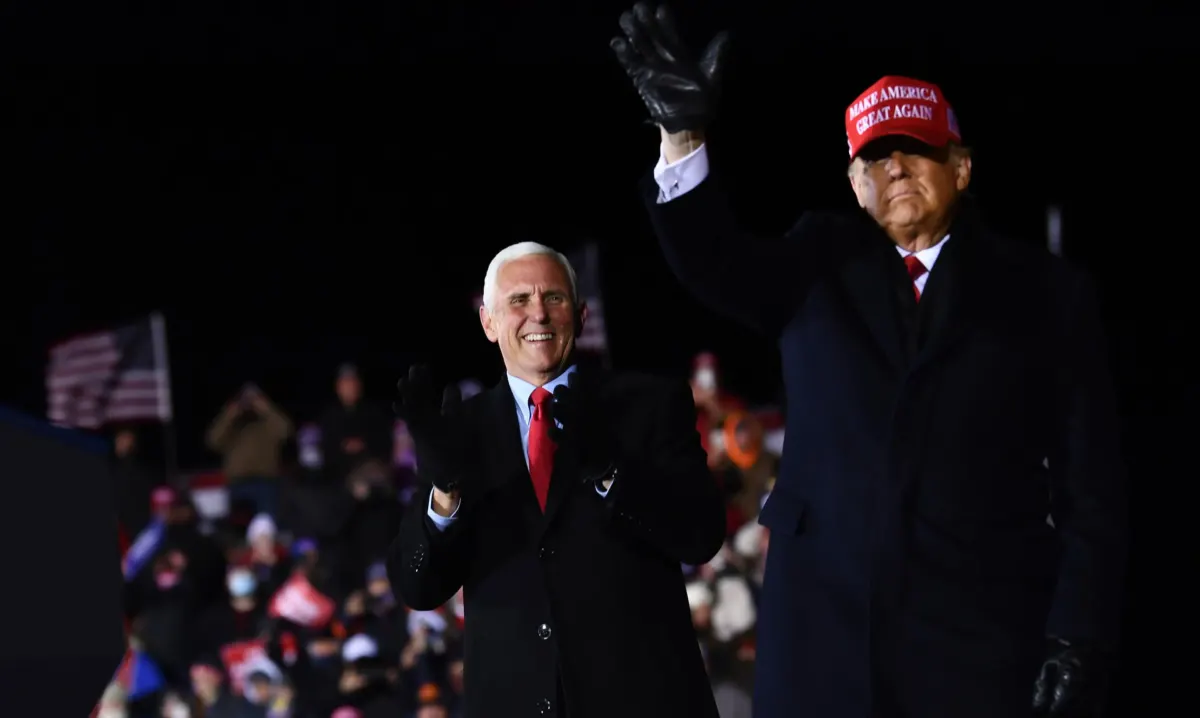 Trump issued brutal two-word reply to Mike Pence after he promised to 'pray' for president