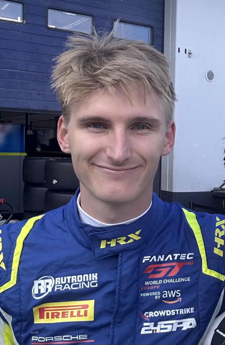 Race car driver says he owes his life to rival who pulled him from burning car