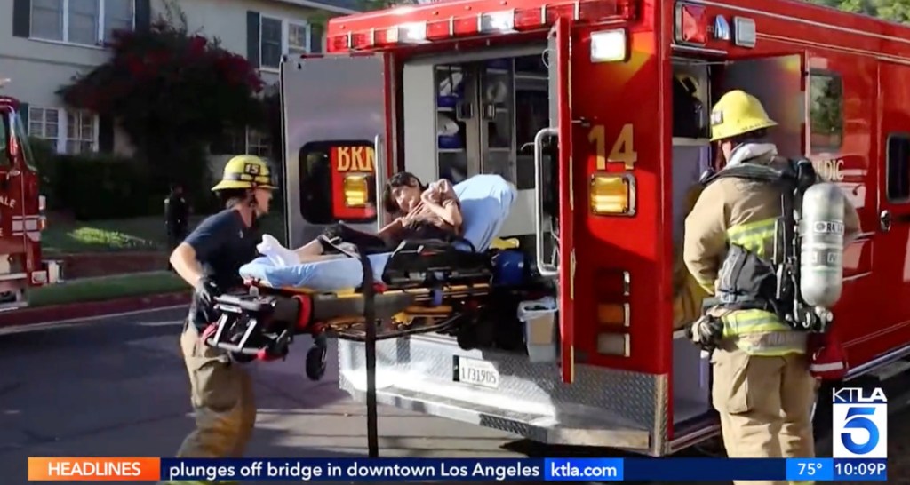Hero brothers charge into inferno at California care home to save trapped seniors