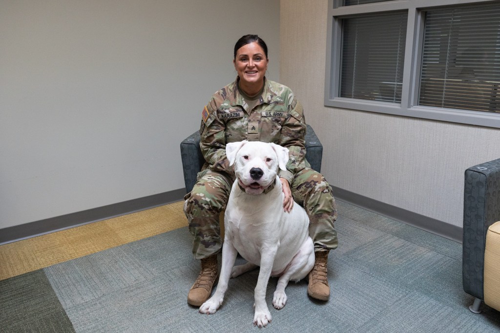 Deaf dog surrendered as puppy to now deploy with National Guard