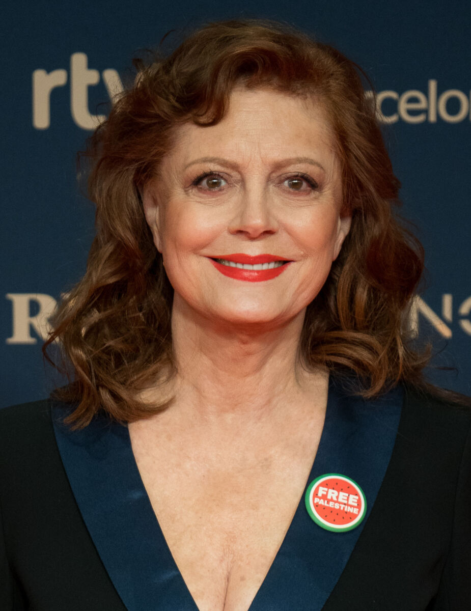 Susan Sarandon arrested at rally outside UN as Israel's Netanyahu speaks