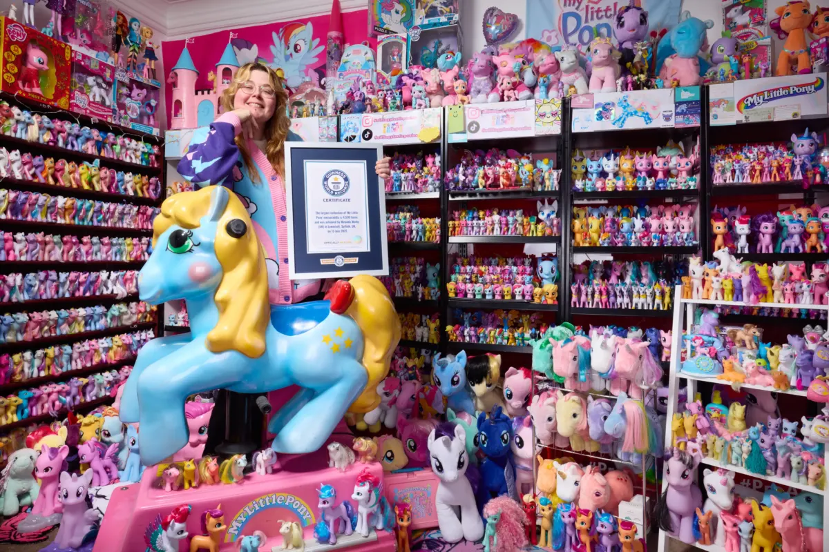 Woman forced to move house to fit $94,000 My Little Pony collection explains why she'll never sell
