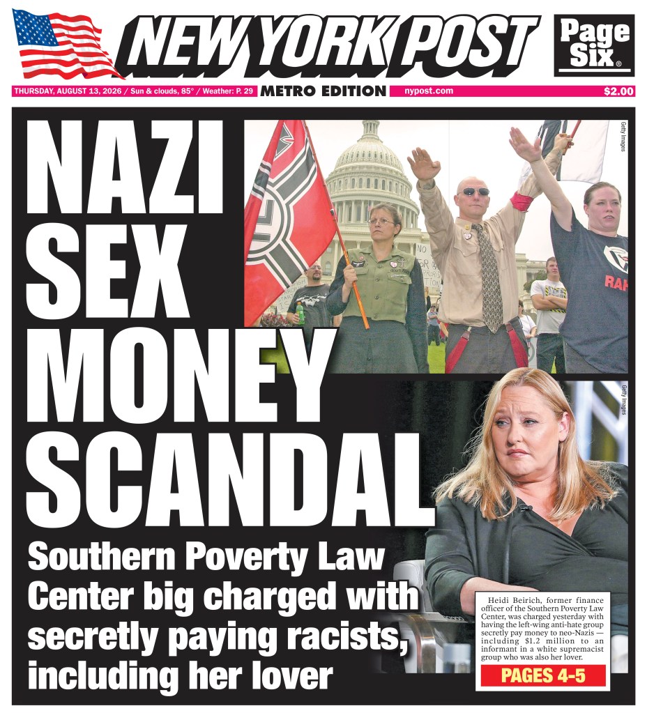 Neo Nazis believe potato farmer ‘scary Larry’ is informant who had affair with SPLC boss, was given $1.2M