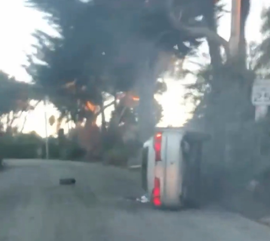 49ers fan busted after weird, slow-motion wreck spree