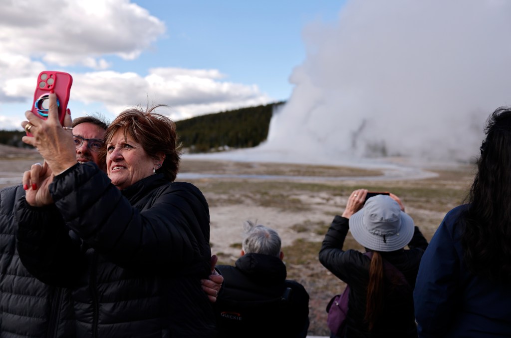 Old filth-ful! Yellowstone geysers gushing up record amounts of tourists’ trash