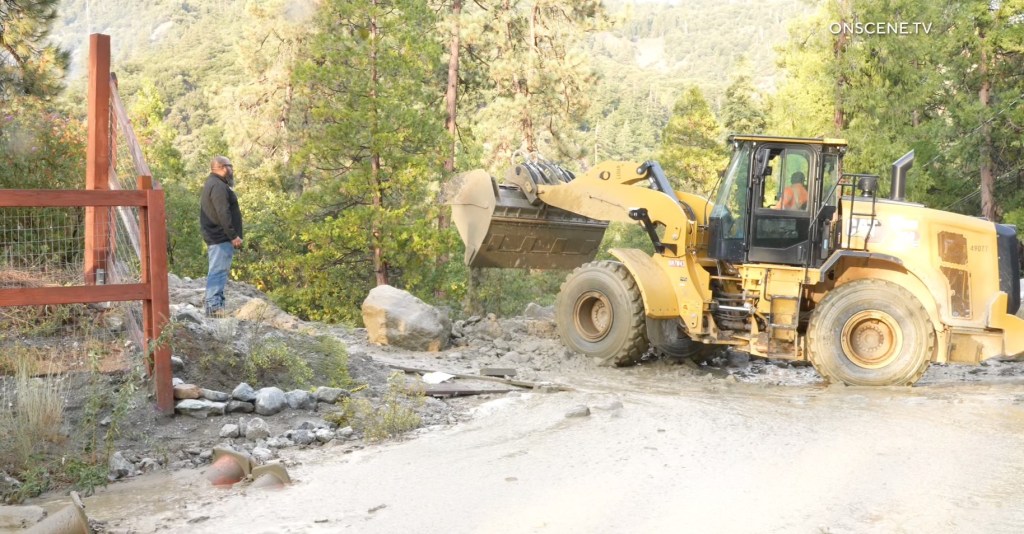 Freak storm sweeps Jeep passengers hundreds of feet down riverbed in SoCal mountains
