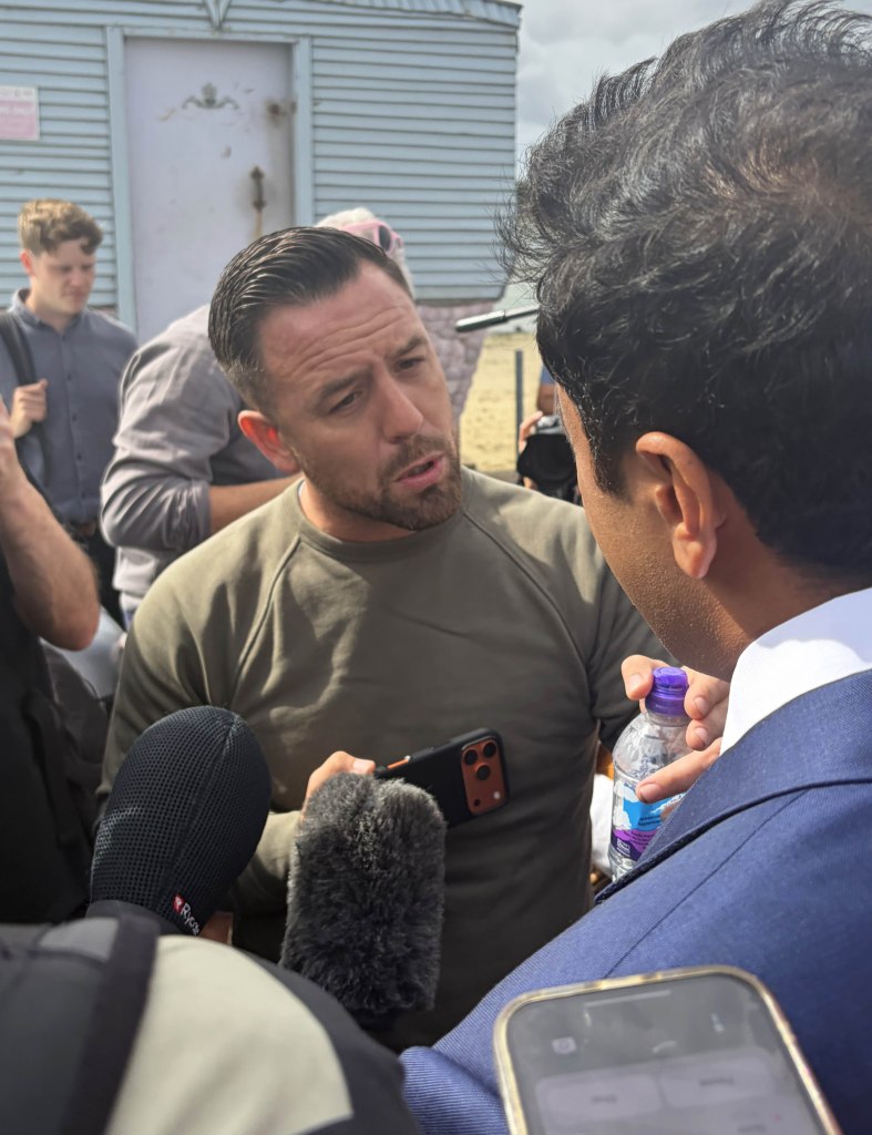 Far-right UK activist arrested after migrant dinghy slashed in the English Channel