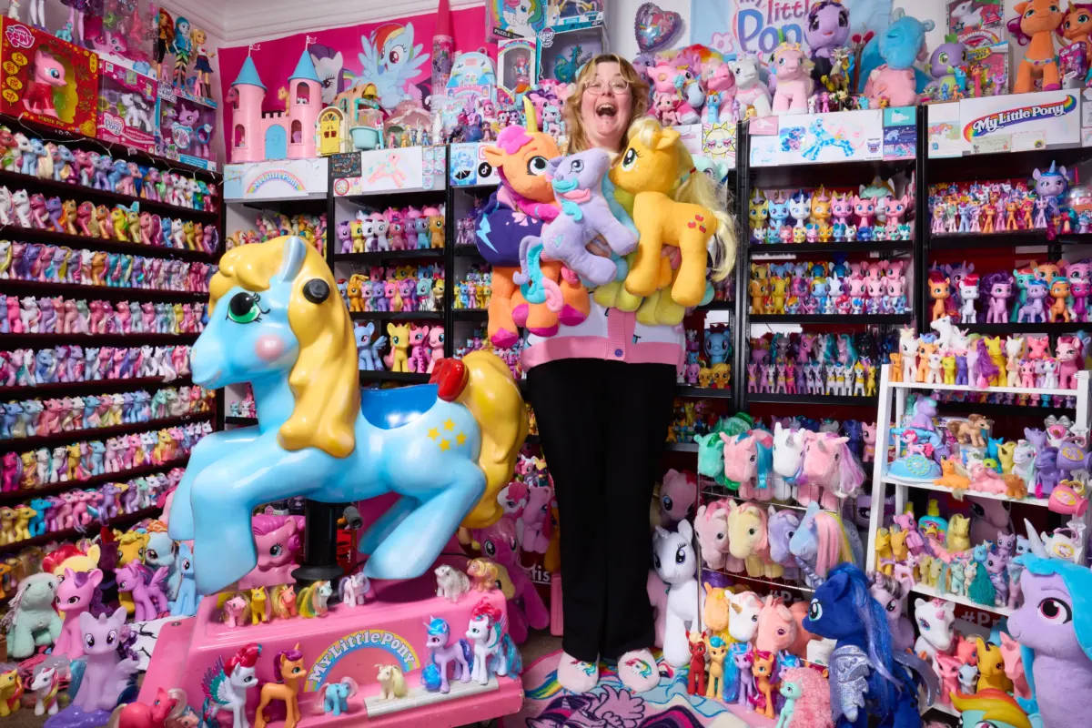 Woman forced to move house to fit $94,000 My Little Pony collection explains why she'll never sell