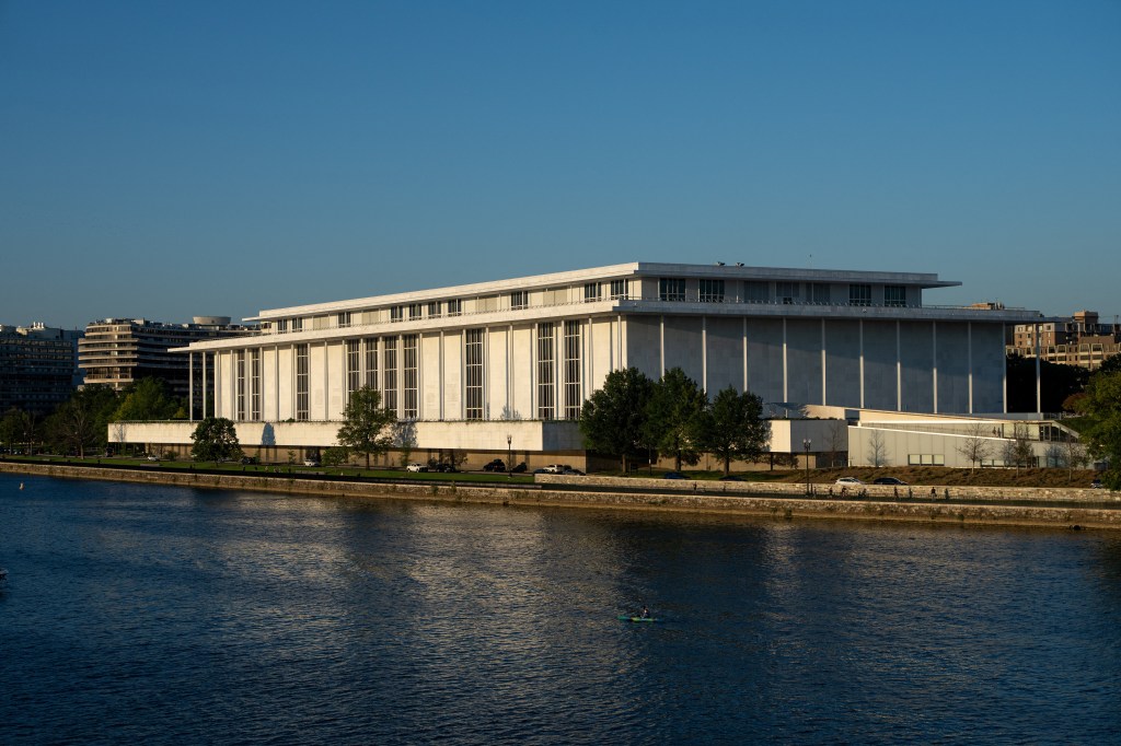 Trump caught reviewing demolition plans for crumbling Kennedy Center