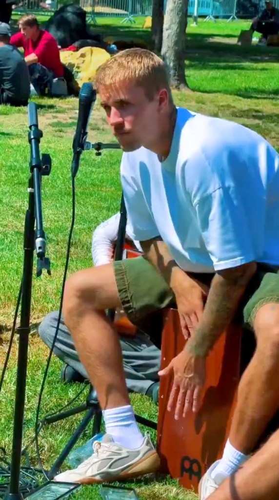 Justin Bieber stuns MacArthur Park onlookers with surprise concert