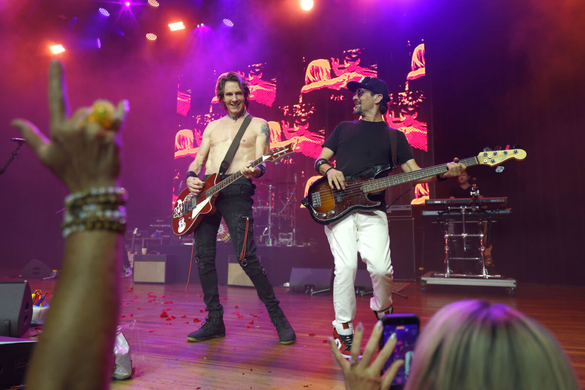 Shirtless Rick Springfield, 77, shows off toned body during Las Vegas concert