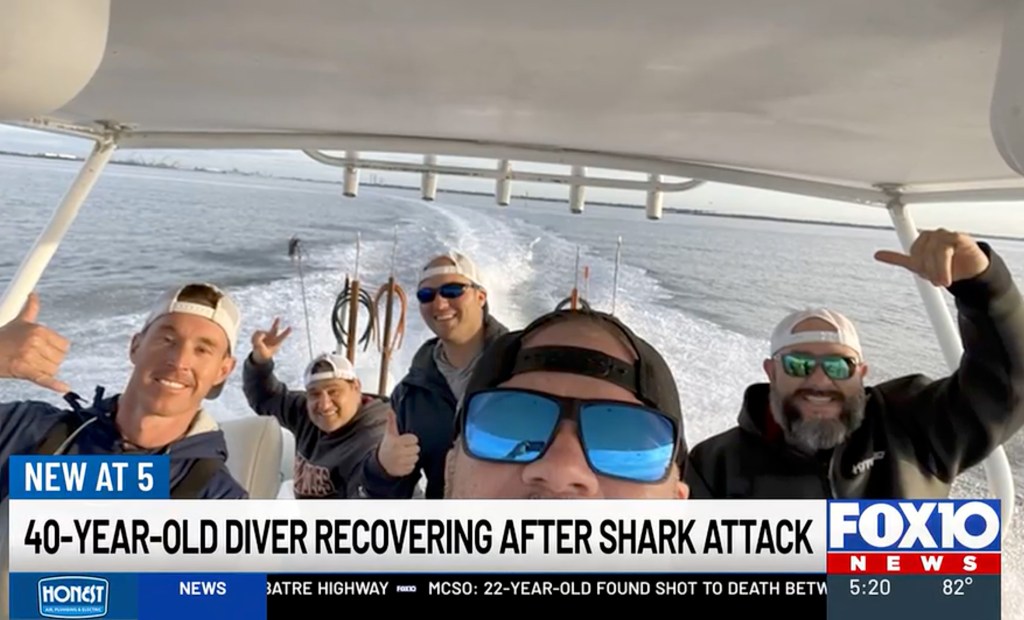 Heroic boat captain jumps in to save diver being savaged by shark: ‘Not bleeding out on my watch’