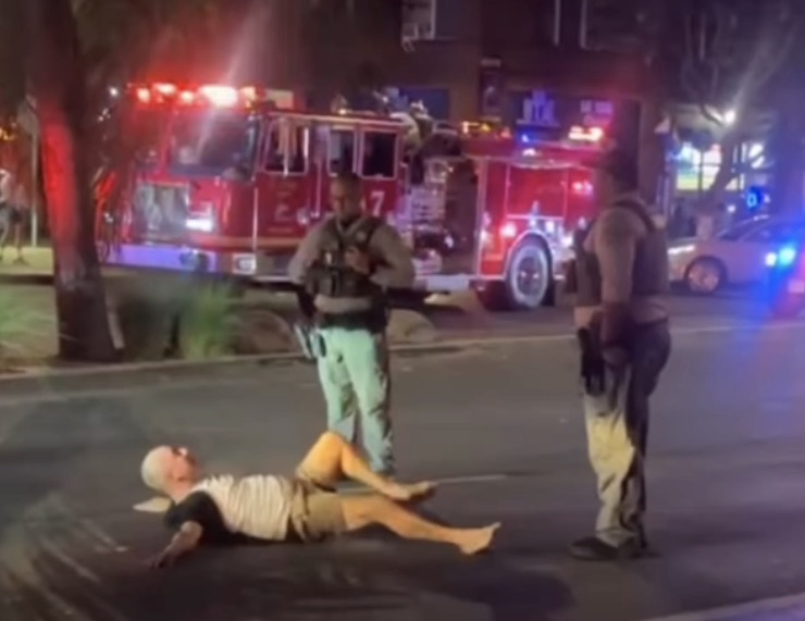 Unhinged man’s wild night out in West Hollywood goes way too far as cops, fire crews called