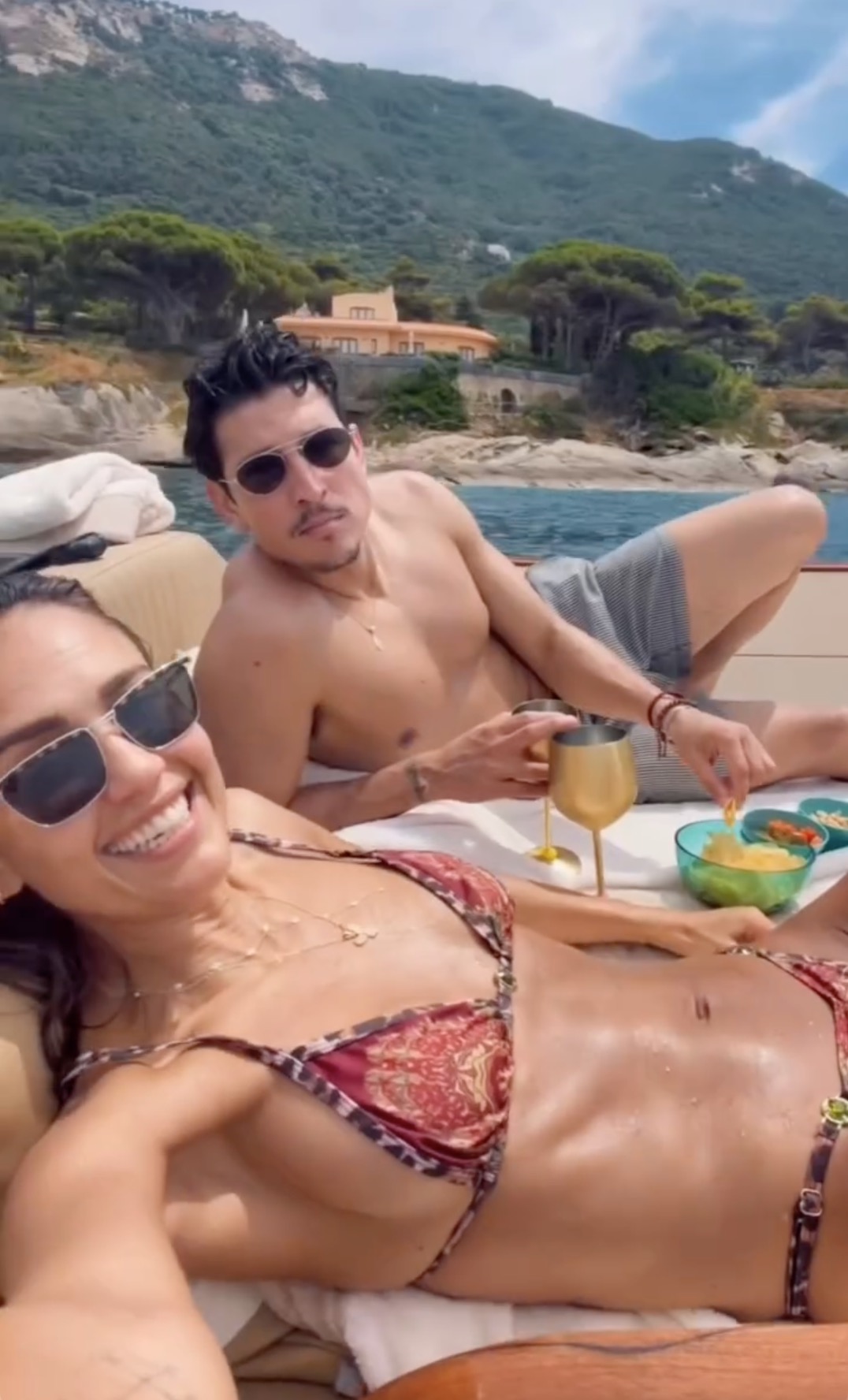Jessica Alba, 45, turns heads in tiny crochet bikini for relaxing summer getaway