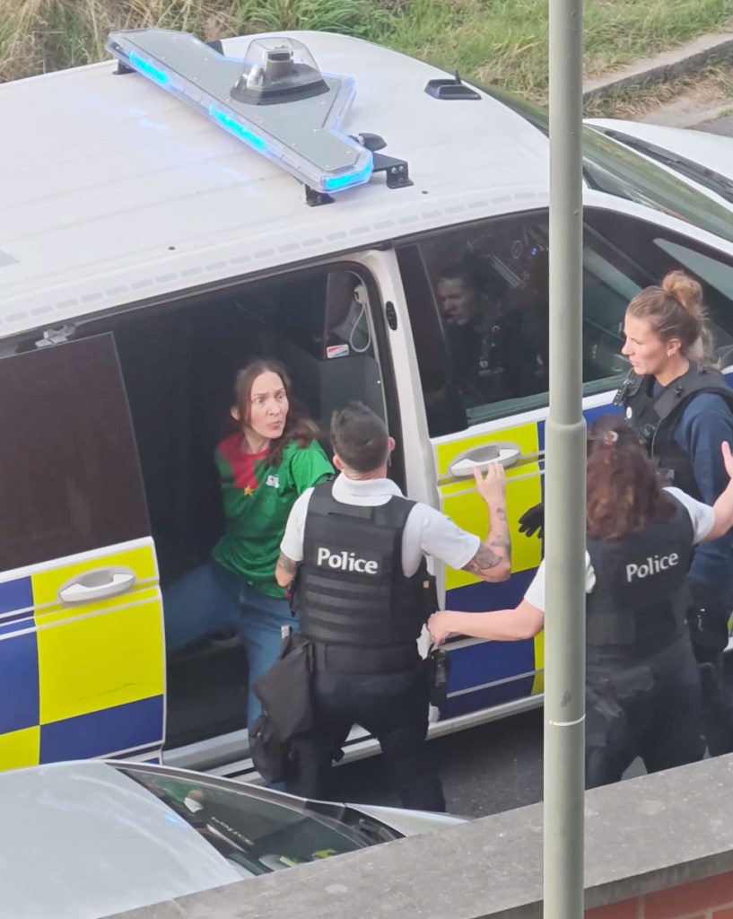 Shocking video of Belgium police officer slapping handcuffed woman across the face sparks outrage
