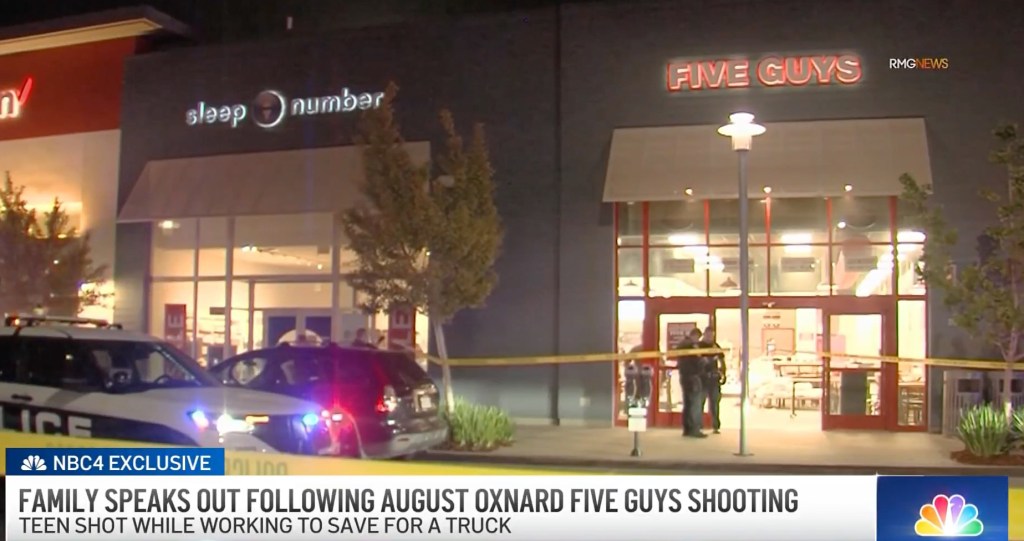 Heartbreaking update for teen football star shot while working at California Five Guys