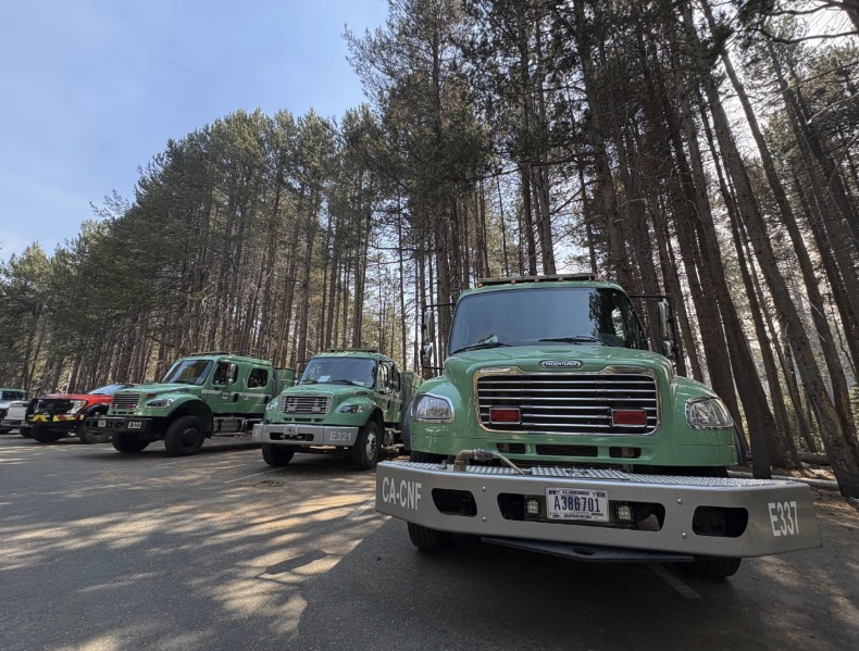 Wildfire closes road to iconic Yosemite viewpoint