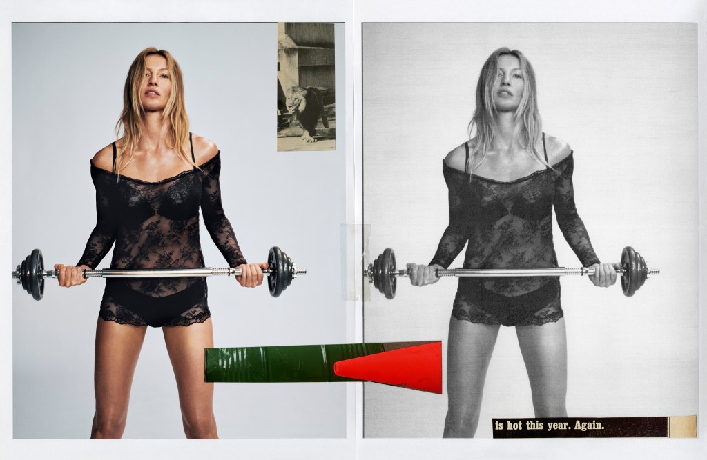 Gisele Bündchen lifts weights in lingerie for i-D’s ‘Mother’ issue