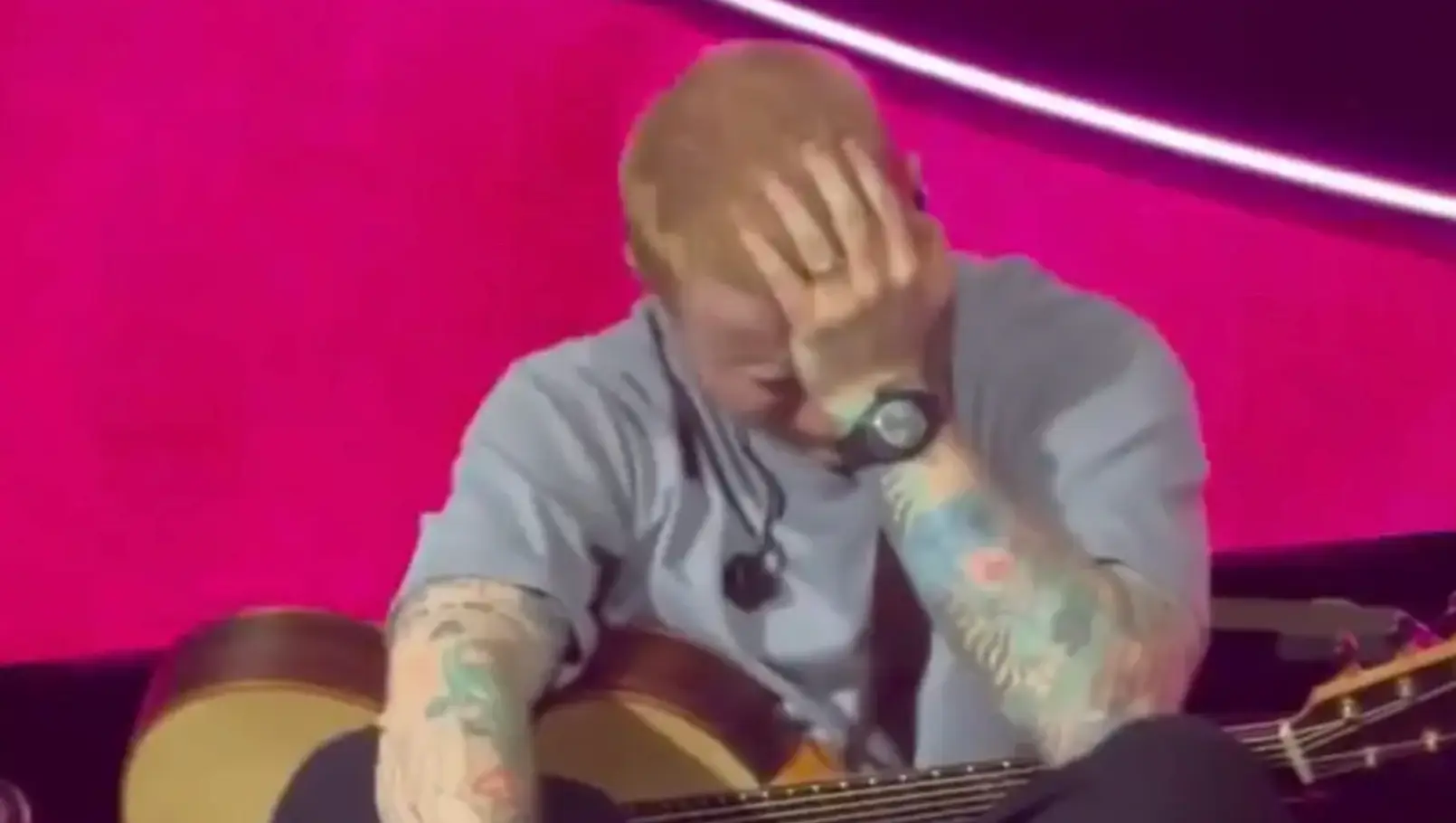 Nadiya Hussain shares video accusing Ed Sheeran of ‘white tears’ after emotional on-stage apology