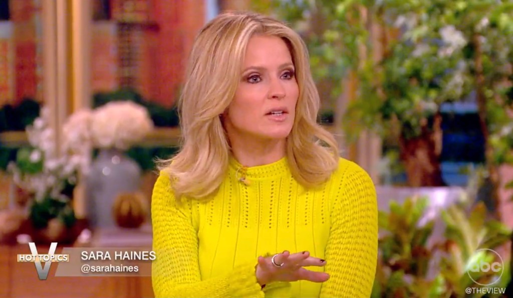 Sara Haines tears up as she reveals ‘brutal’ reason for unexpected ‘The View’ absence