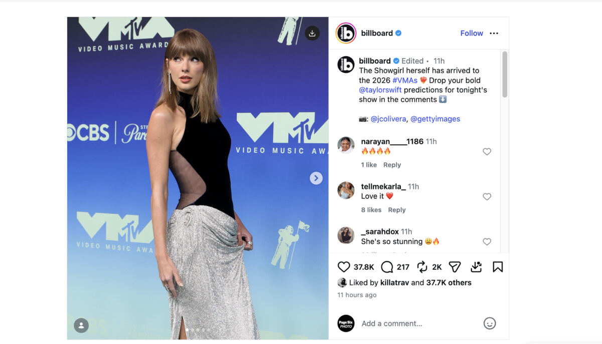 Travis Kelce shows support for Taylor Swift at MTV VMAs 2026 with sweet social media move