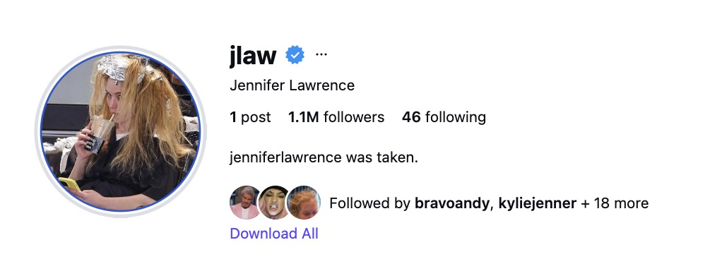 Jennifer Lawrence threatens to quit Instagram if fans say ‘anything negative’ — one day after joining the platform