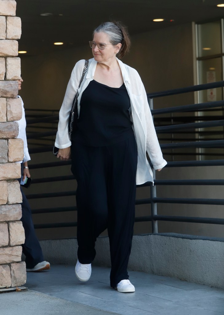 Bridget Fonda, 62, shows off slimmed-down figure in rare sighting nearly 25 years after quitting acting