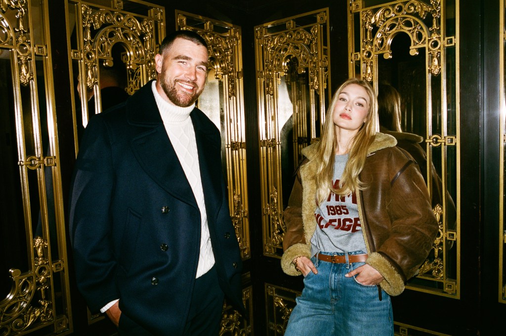 Travis Kelce and Taylor Swift’s dog makes fashion debut alongside tight end in Tommy Hilfiger campaign