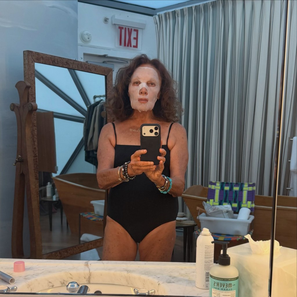 Diane von Furstenberg shares ‘no filter’ look at her New York Fashion Week prep