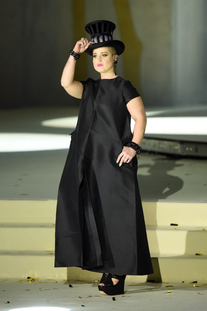 Kelly Osbourne returns to runway and pays homage to her dad on OnlyFans catwalk