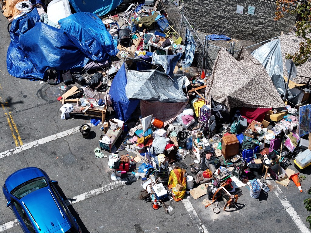 Deadly rat urine disease linked to infested RV after hazmat crews swooped on massive California tent city