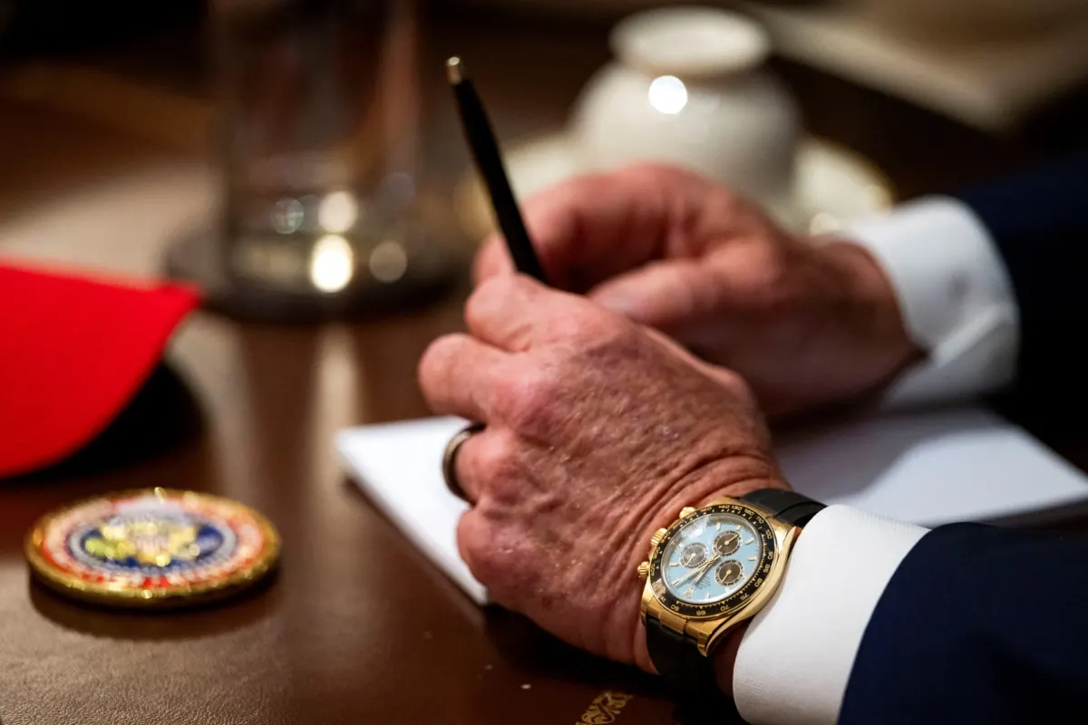 Trump's new 'White House Rolex' has subtle hidden detail but there's 'no one rich enough' to buy it
