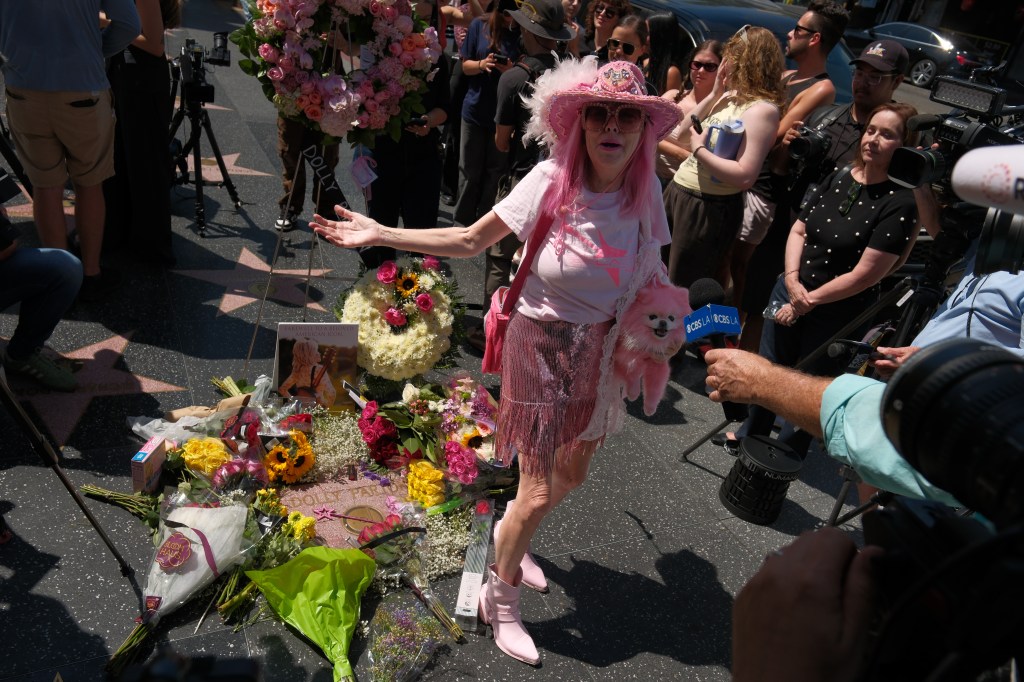 Fury as Dolly Parton’s star on Hollywood Walk of Fame is vandalized a week after her death