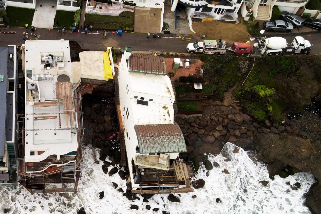 Nicolas Cage home faces race against time as sea wall fails and extreme measures deployed to save neighborhood