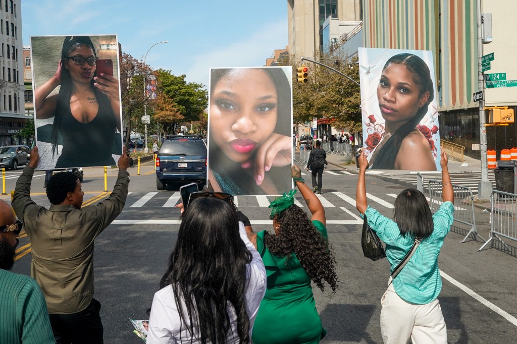 Mourners flood funeral held for tragic NYC mom beaten to death in front of 7-year-old daughter: I’m very devastated