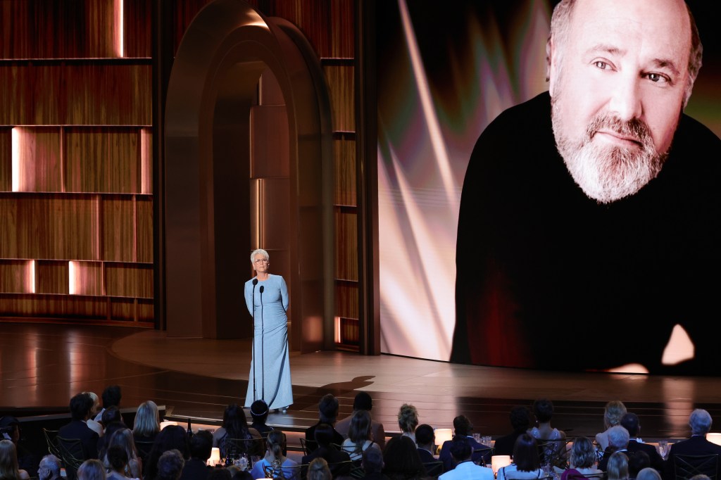 Jamie Lee Curtis breaks down in tears honoring Rob Reiner during Emmys 2026 in memoriam