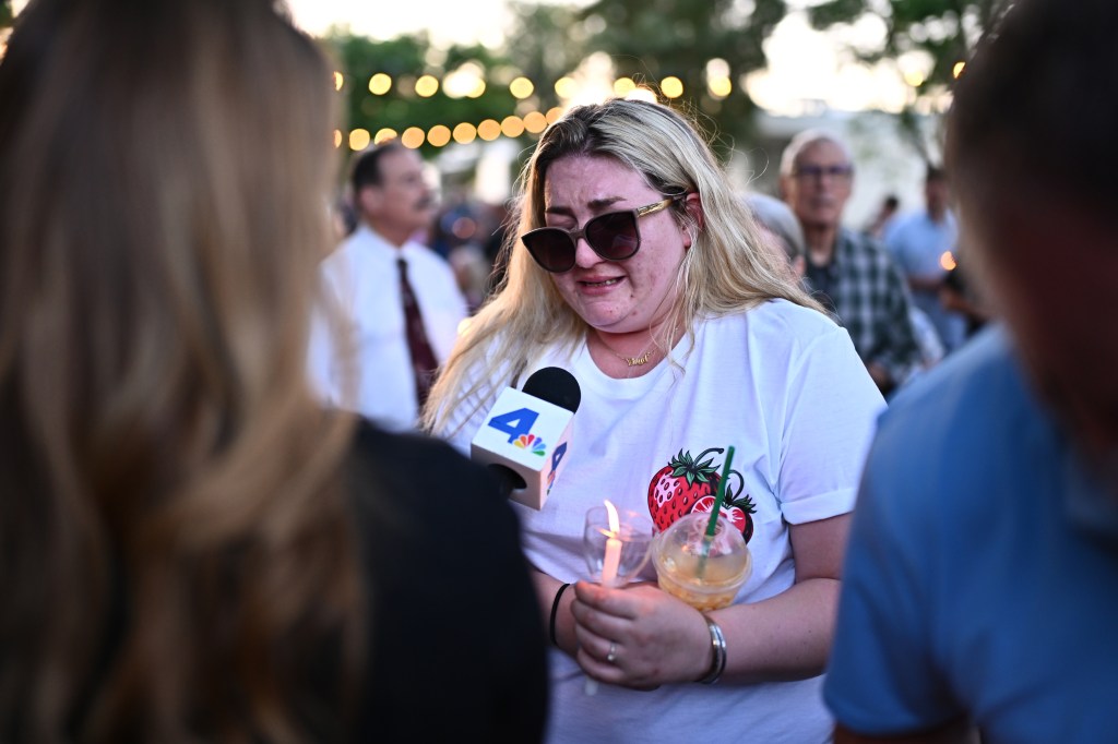 Emotional vigil held for NBC reporter and others killed in helicopter and Metro bus crash