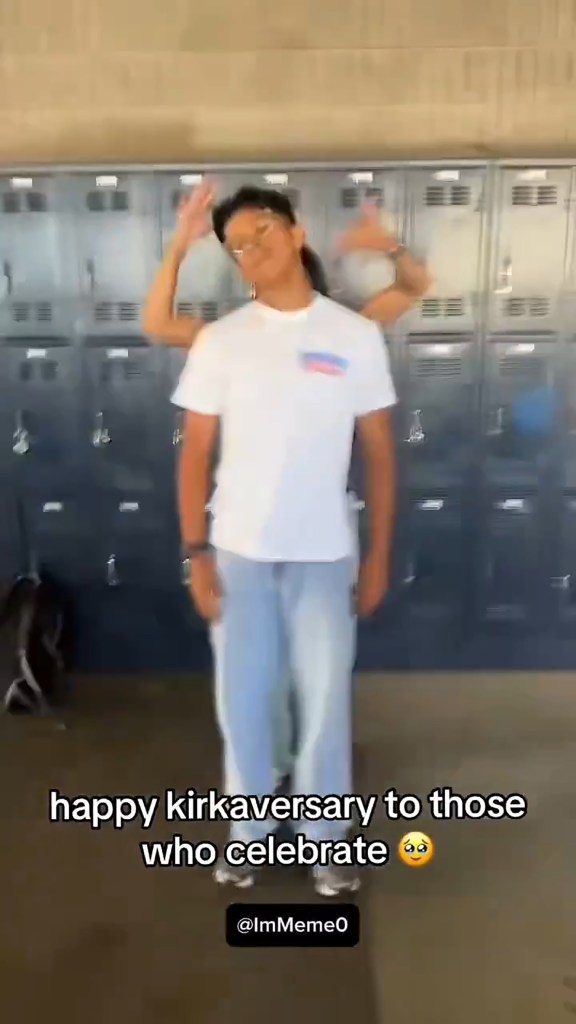 Sick students mock Charlie Kirk with vile dance memes on assassination anniversary