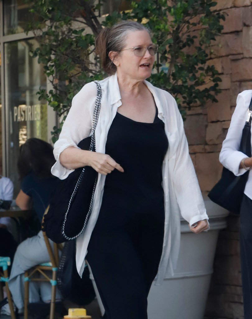 Bridget Fonda, 62, shows off slimmed-down figure in rare sighting nearly 25 years after quitting acting